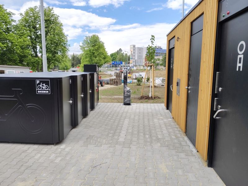 Bike Box - Pelhřimov, near shopping center